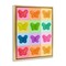 Stupell Industries Candy Butterfly Rainbow Floating Frame, design by LISH Creative